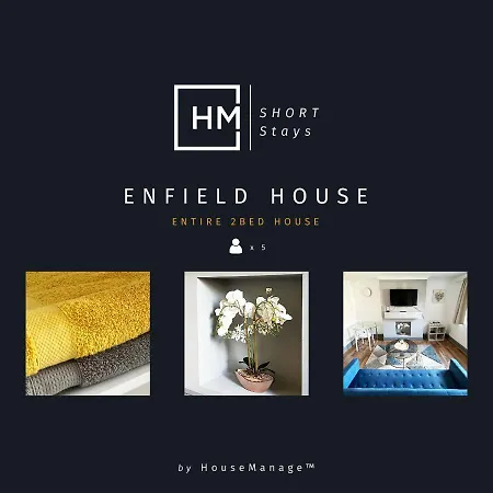 Apartamento Enfield House - Beautiful 2 Bed - Good Transport Free Parking Exterior foto
